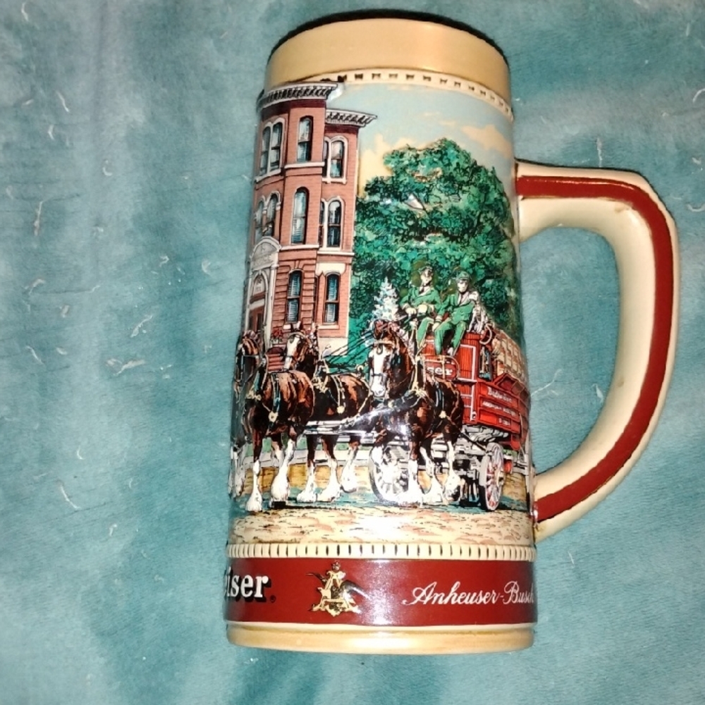 Collectible Beer Budweiser Mug 1868